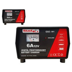 Prostownik STEF-POL EST-301 12V 6A